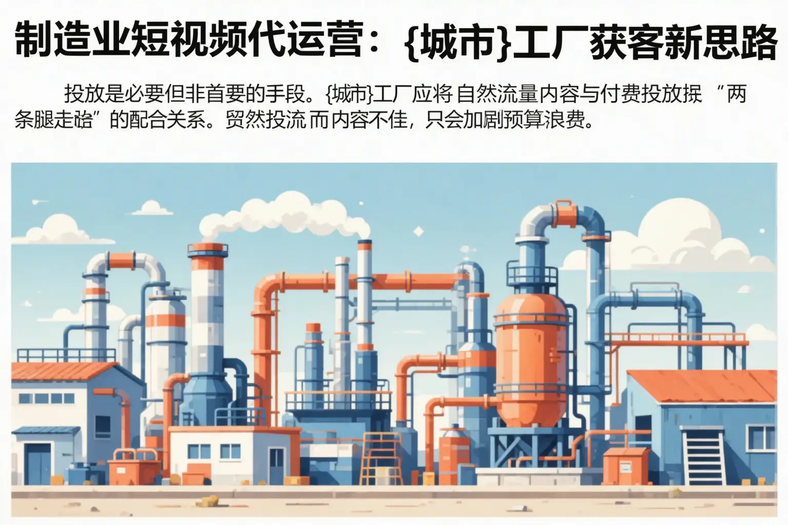 制造业短视频代运营:润州工厂获客新思路